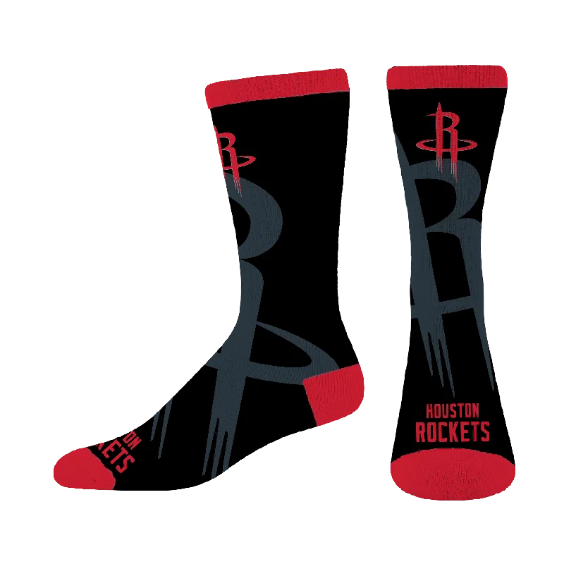 CrewneckwoolHouston Rockets For Bare Feet Primary Crew Socks