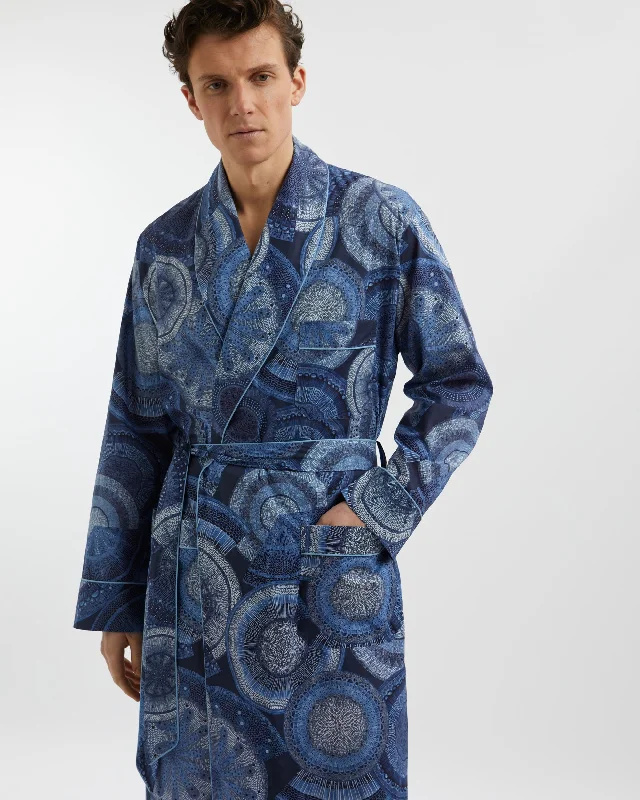 Golf DressMen's Organic Cotton Dressing Gown Made with Liberty Fabric - Botanist