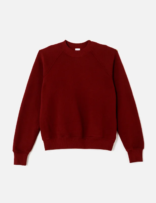 CrewnecksoftClassic Crewneck Sweater, Currant