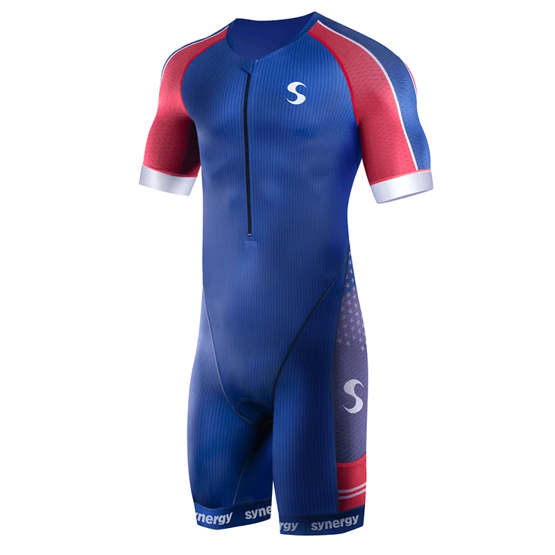 Graphic Short Sleeve TopsElite Short Sleeve Tri Suit - Limited Edition USA