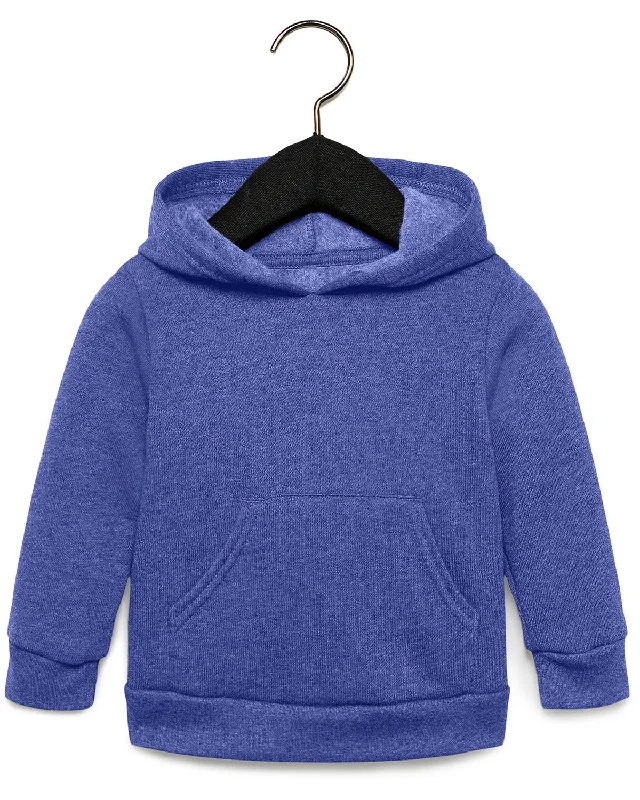 Velvet ShirtsBella + Canvas 3719T Toddler Sponge Fleece Pullover Hooded Sweatshirt