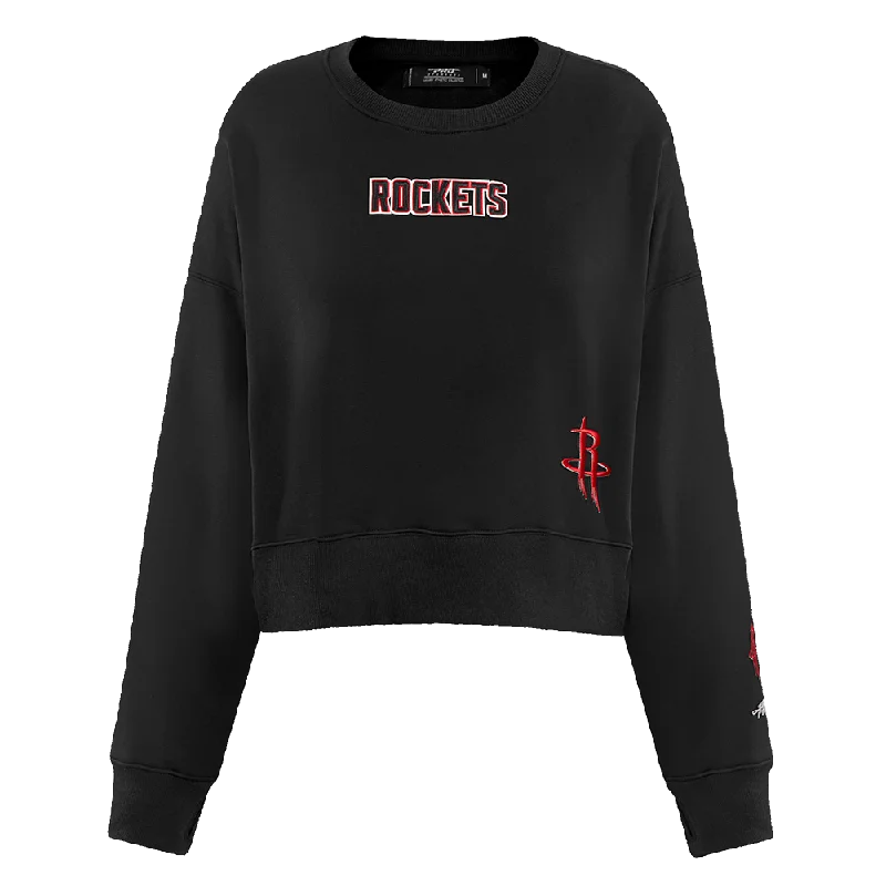 CrewneckvibeWomen's Houston Rockets Pro Standard Wingspan Crewneck Sweatshirt