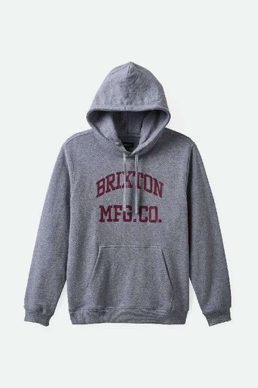 Varsity Broken In Hoodie - Heather GreySequined Hoodies