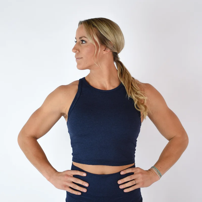 Tempo Crop Tank - FittedCroptopcashmere