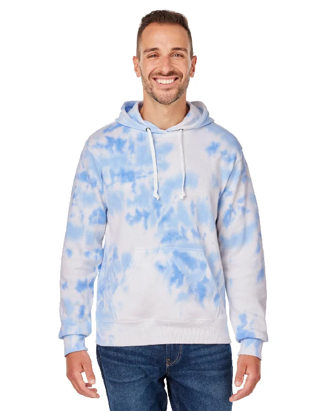 Wrap ShirtsJ America 8861JA Adult Tie-Dye Pullover Hooded Sweatshirt