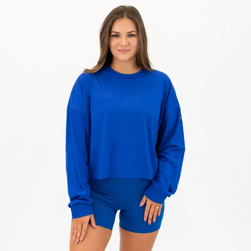 Affinity Oversized Long Sleeve Crop TeeCroptopfinish