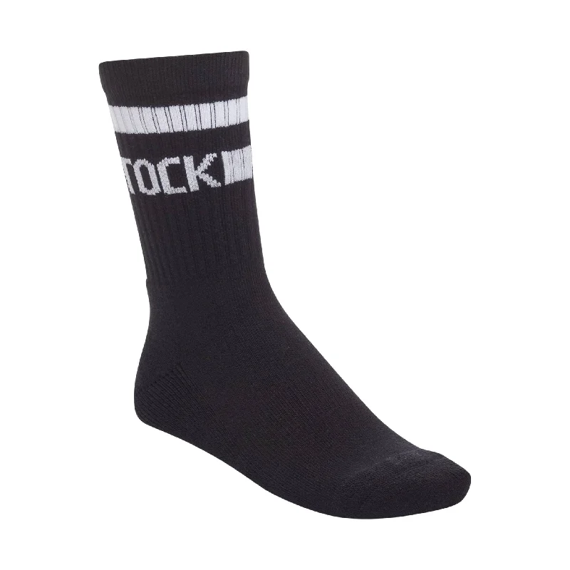 CrewnecksceneBirkenstock Cotton Crew Stripe Socks - Black/White