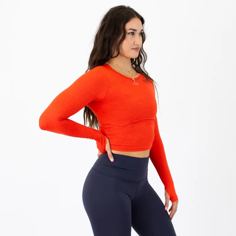 Victory Contour Crop Long SleeveCroptoptrend