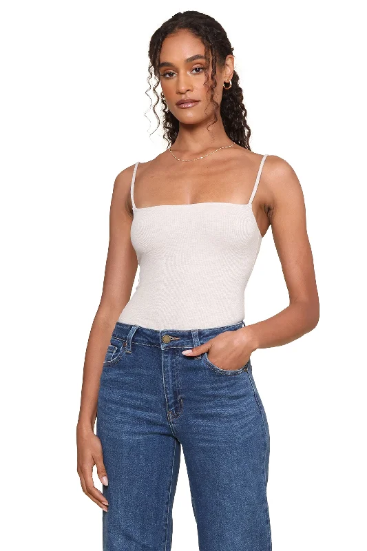 Mesh hoodieLucille Ribbed Skinny Tank