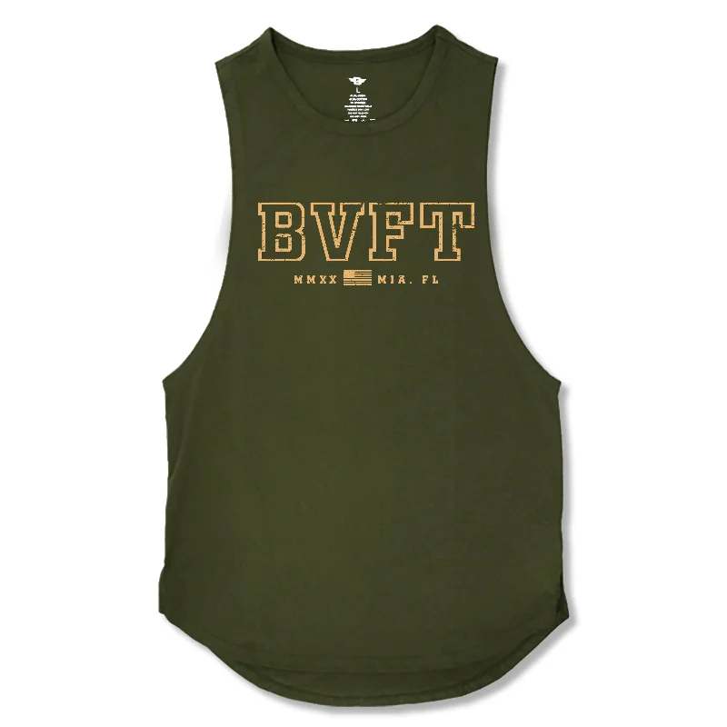 Training tank0803. Modal Core Cut-Off Tank / Olive