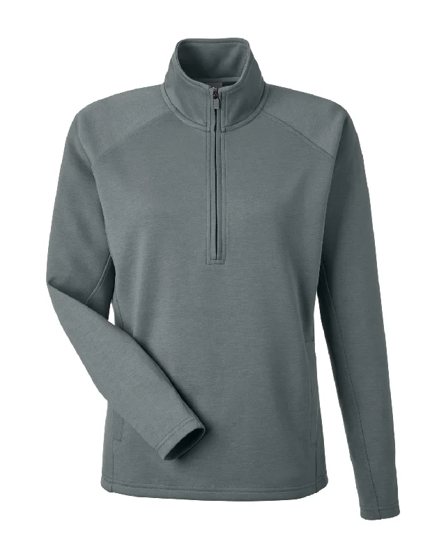 Sequined ShirtsJ America 8754JA Ladies' Apex Fleece Quarter-Zip