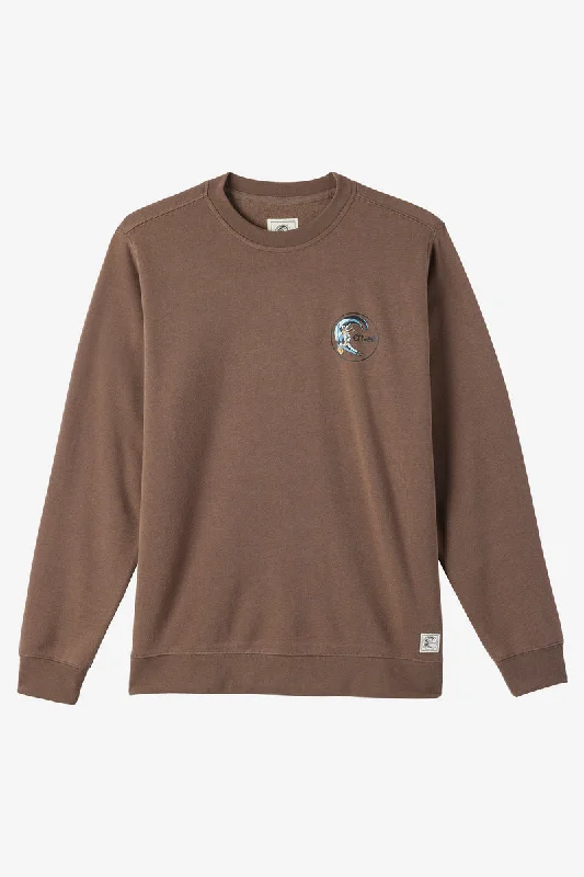 CrewnecklinenO'Neill OG Essential Crew Sweatshirt-Chocolate Chip