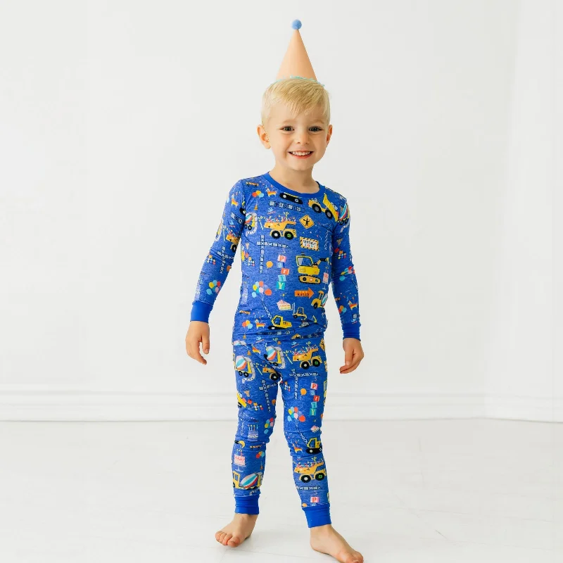 Birthday Builders Two-Piece Pajama Set