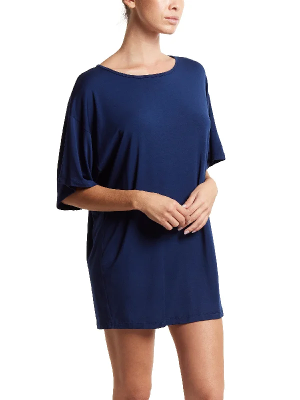 Short-sleeve DressUnwind Dress Hummingbird Blue