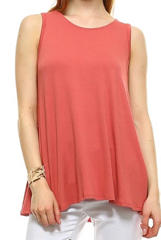 Running singletEasy Scoop Neck Tank - 2 Colors