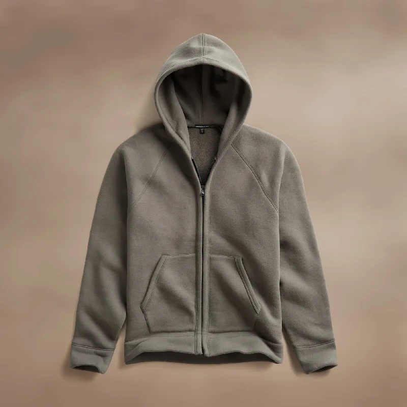 Cozy Zip Up Hoodie - GraniteVelour Sweatshirts