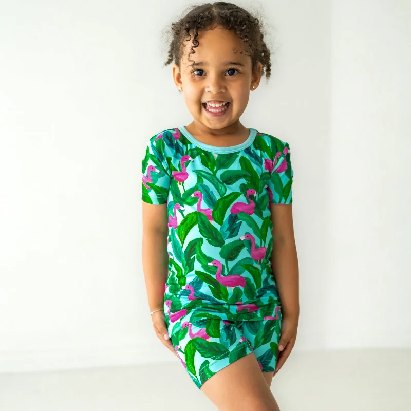 Palm Springs Two-Piece Short Sleeve & Shorts Pajama Set