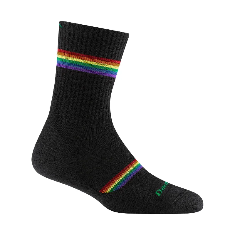 CrewneckmomentDarn Tough Vermont Women's Prism Micro Crew Lightweight Running Sock - Black