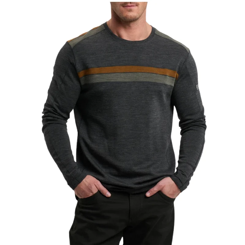 CrewneckcottonKuhl Men's Downhill Racr Merino Crew - Cast Iron