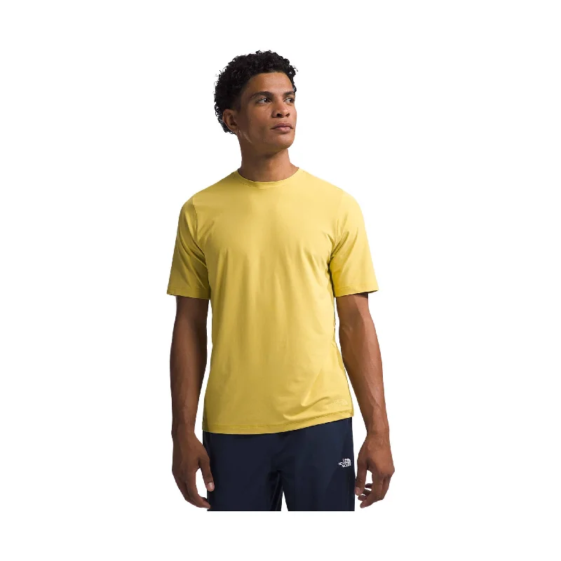 Striped Short Sleeve TopsThe North Face Men's Dune Sky Short Sleeve - Yellow Silt - ONLINE STORE CREDIT/EXCHANGE ONLY