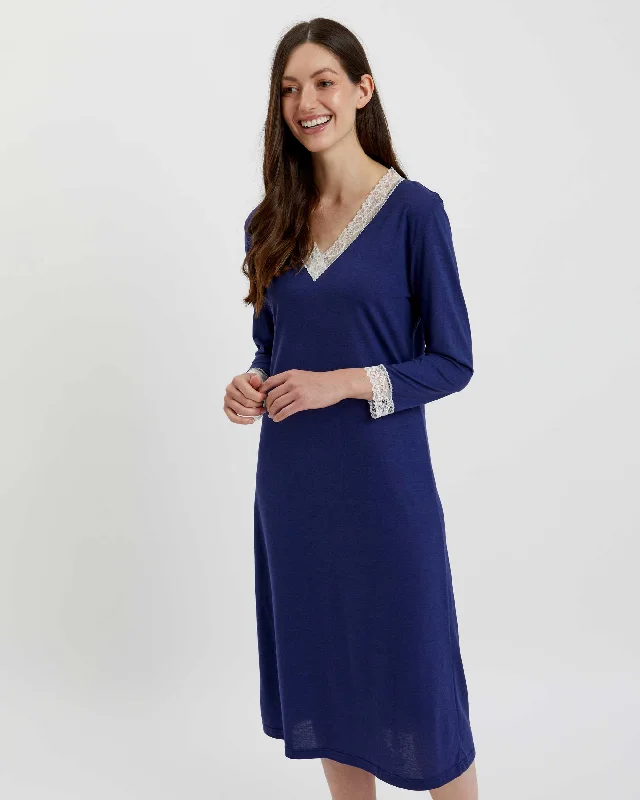 Cocktail DressWomen's Jersey Ella Nightdress - Midnight