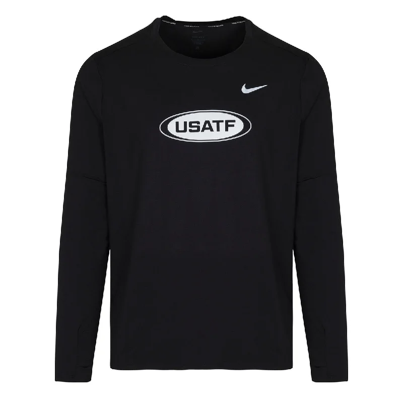 CrewneckplatformNike USATF Men's Dri-FIT Element Running Crew Top