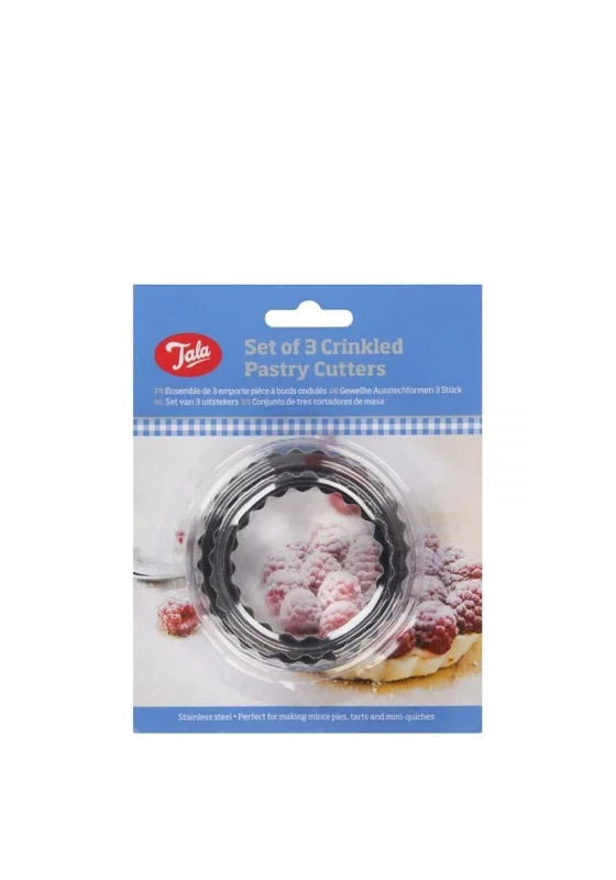 Tala Performance Set of 3 Crinkled Pastry Cutters