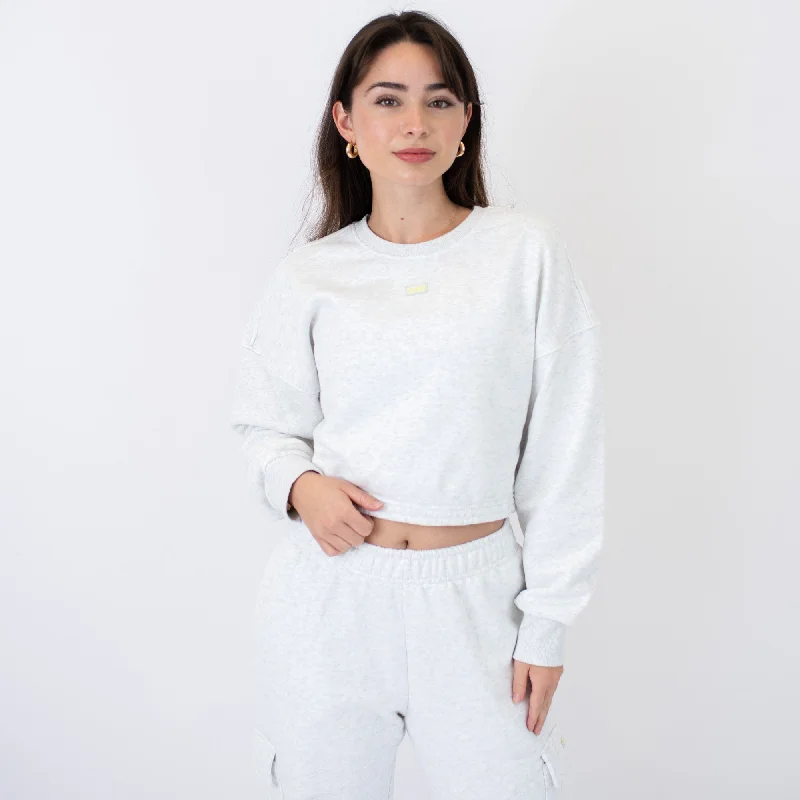 Serene Crop Crewneck SweatshirtCroptopsweater