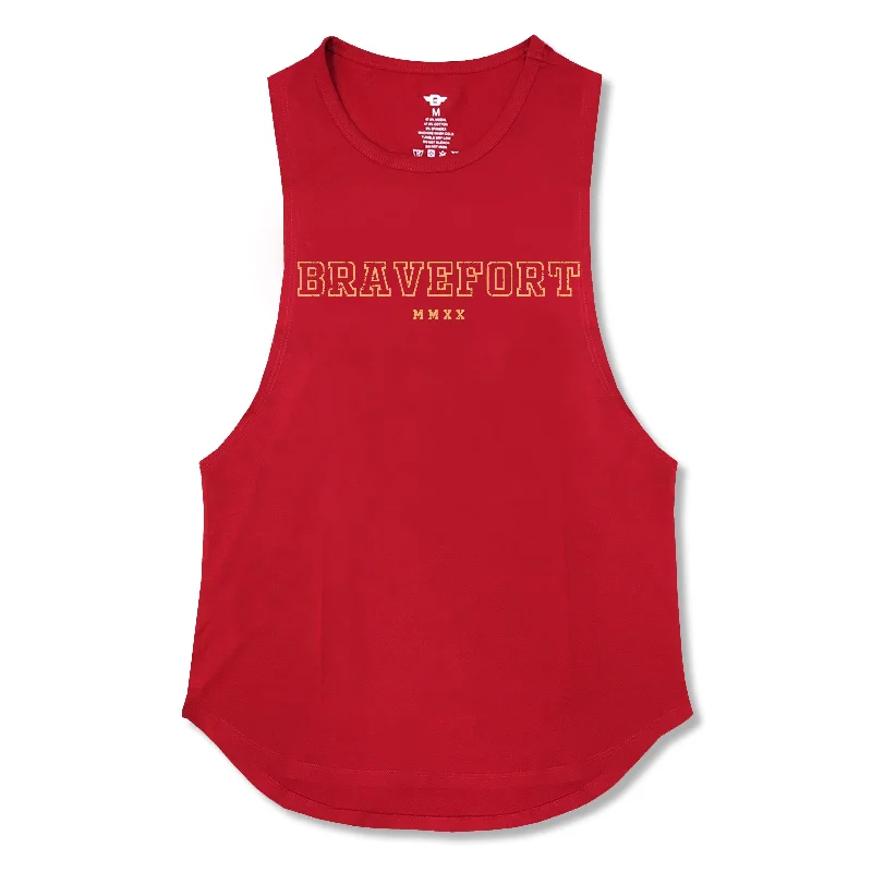 Performance tank0801. Modal Core Cut-Off Tank / Red