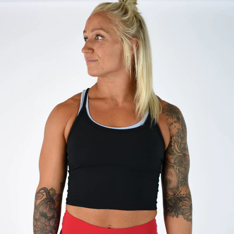 Switch Up Crop Tank - FittedCroptopbreathable