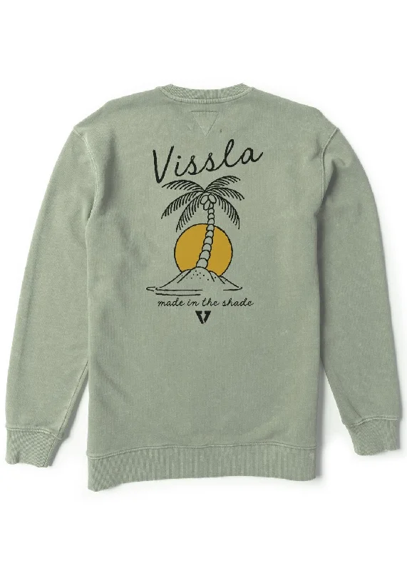 CrewneckfutureVissla Coastal Eco Crew Sweatshirt-Sage