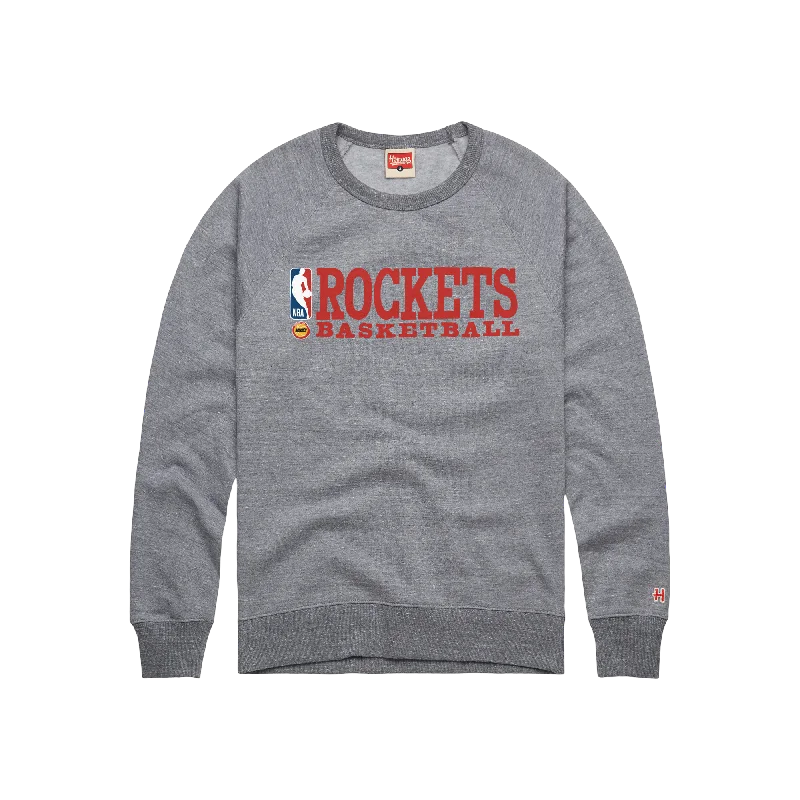 CrewneckunityMen's Houston Rockets Homage HWC Classic Practice Crewneck Sweatshirt