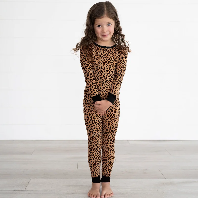 Classic Leopard Two-Piece Pajama Set