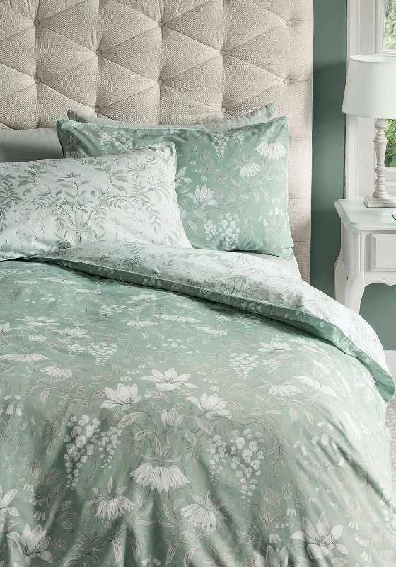 Laura Ashley Home Parterre Superking Duvet Set, Sage