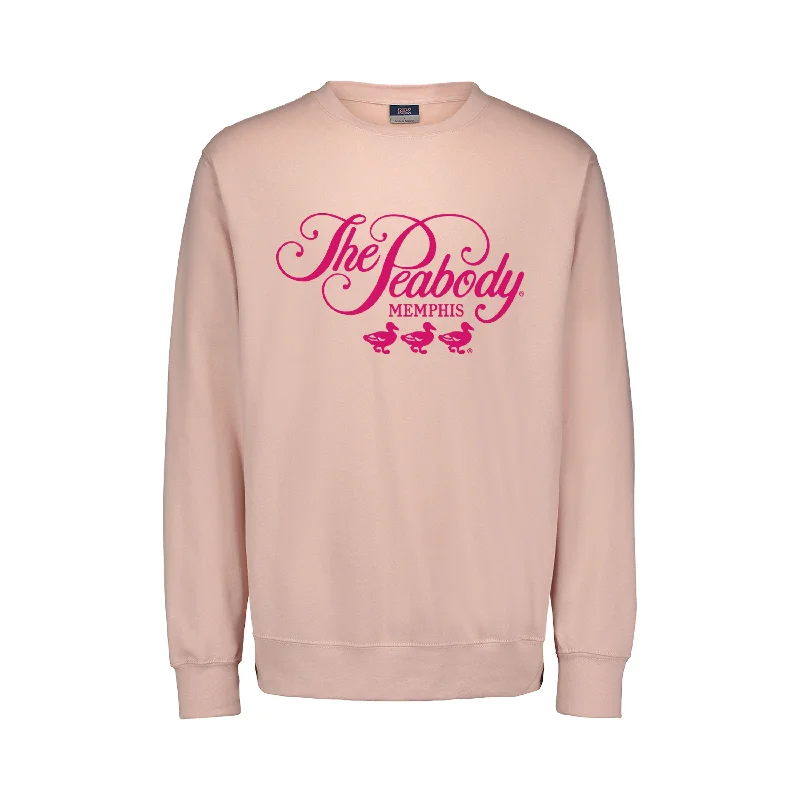 CrewneckmodernPeabody Fundamental Fleece Crew - Cameo Pink