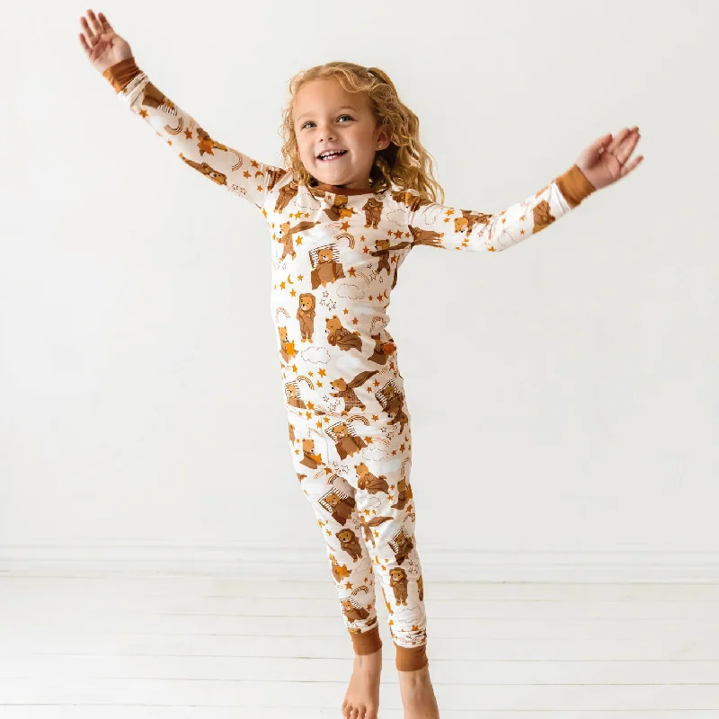 Beary Sleepy Two-Piece Pajama Set