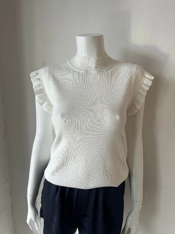 Gym teeMelissa Nepton - Zowie Sweater Tank - Off White