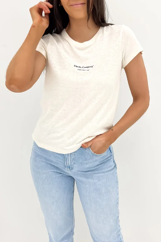 Fleece T-ShirtsAbove So Below Hemp Everyday Tee Heritage White