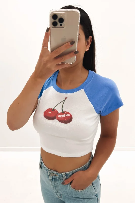 Tasseled T-ShirtsBaby Raglan Tee Cherry Pop