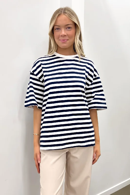 Urban T-ShirtsBlair Tee Navy Stripe