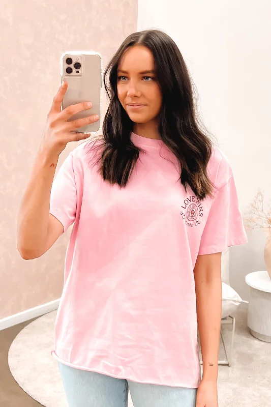 Colorblock T-ShirtsCollective Tee Pale Pink