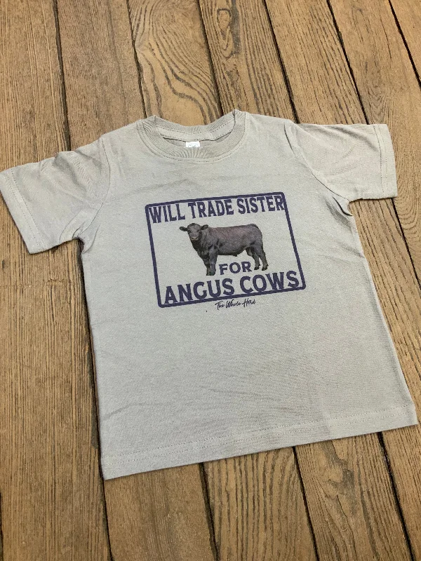 Polyester T-ShirtsWhole Herd Youth Will Trade Sister Western Tee WHWTS