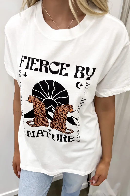 Cropped T-ShirtsFierce Standard Tee Vintage White