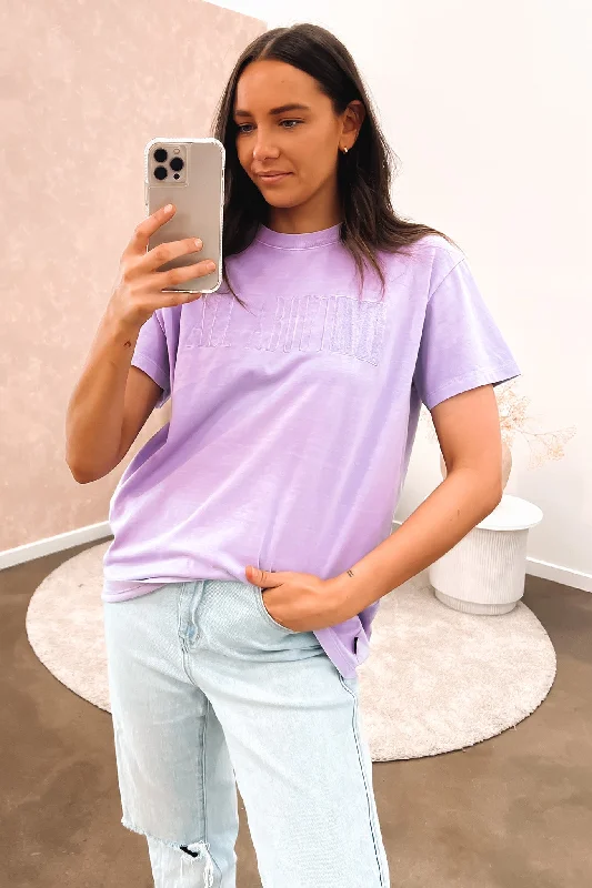 Cotton T-ShirtsHeritage Tee Lilac