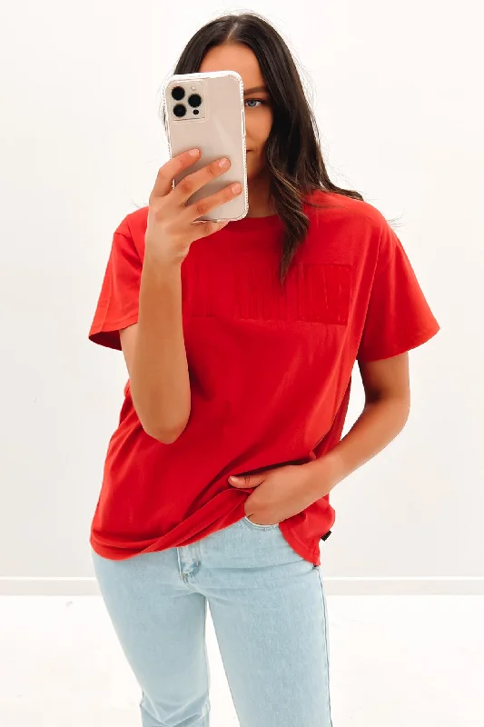 Luxury T-ShirtsHeritage Tee Red