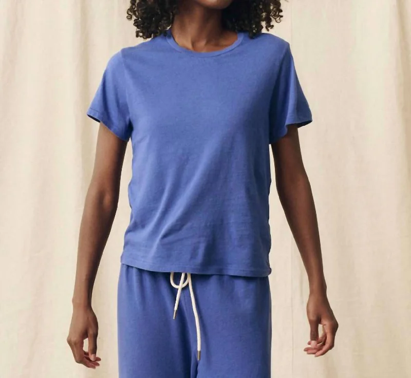 Bamboo T-ShirtsLittle Tee In Cambridge Blue