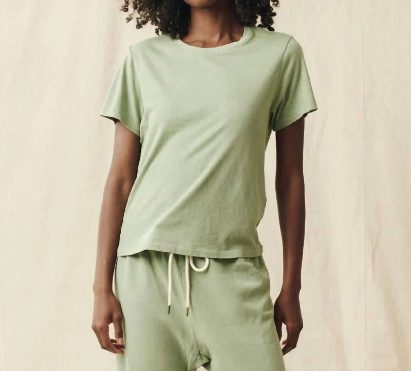 Mesh T-ShirtsLittle Tee In Pistachio