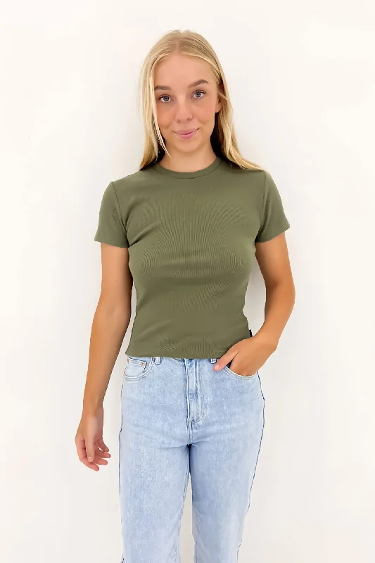 Retro T-ShirtsMargo Tee Khaki