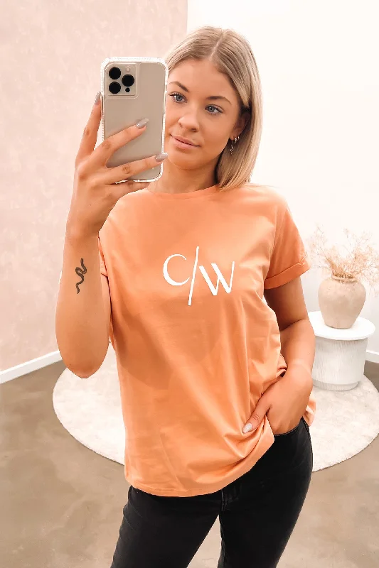 Distressed T-ShirtsMarlo Tee Mango