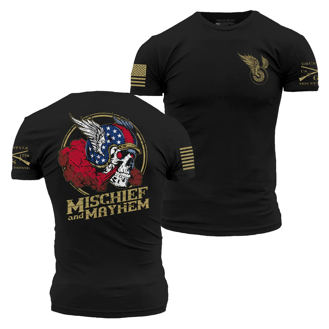 Hiking T-ShirtsMischief and Mayhem Tee - Black